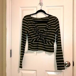 Long Sleeve Crop Top